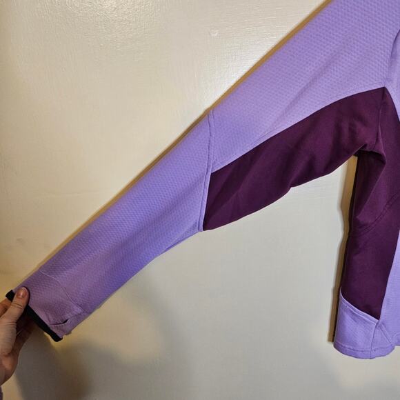 Nike Size Medium M Purple Long Sleeve Workout Running Gym Top Athletic - Picture 5 of 12